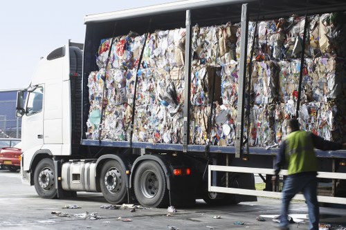 Different skip sizes arranged for use in Erith